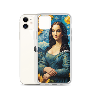 Monalisa Painting in Van Gogh Style iPhone Case