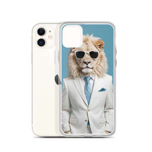 Funky White Lion iPhone Case