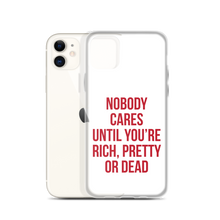 Nobody Cares (Funny) iPhone Case