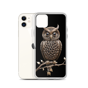 Owl Copper Art iPhone Case