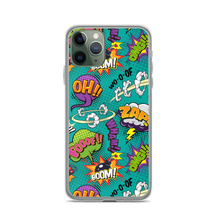 Comic Text Pattern iPhone Case