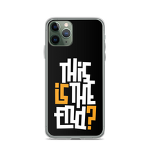 IS/THIS IS THE END? Black Yellow White iPhone Phone Case