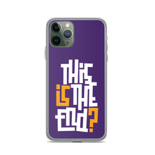 IS/THIS IS THE END? Purple Yellow Reverse iPhone Phone Case