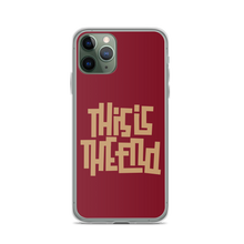 THIS IS THE END? Burgundy iPhone Phone Case