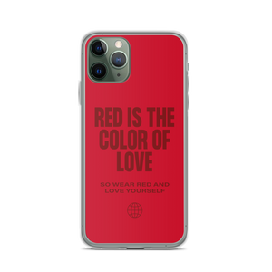 Red is the color of love iPhone® Phone Case