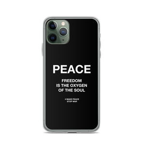 Freedom is the oxygen of the soul iPhone® Phone Case