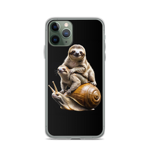 Sloth Riding A Snail iPhone Case