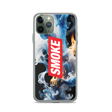 Blue Smoke Fire iPhone Case