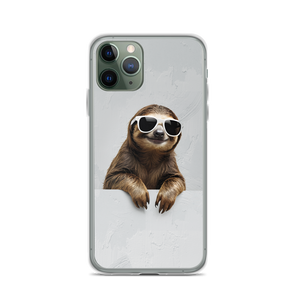 Cool Smiling Sloth iPhone Case