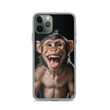 Happy Monkey Black iPhone Case