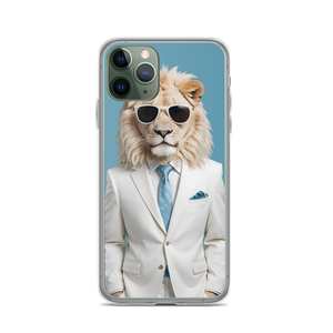 Funky White Lion iPhone Case