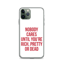 Nobody Cares (Funny) iPhone Case