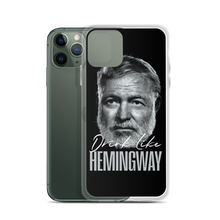 Drink Like Hemingway Portrait Clear Case for iPhone®