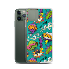 Comic Text Pattern iPhone Case