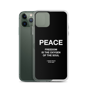 Freedom is the oxygen of the soul iPhone® Phone Case