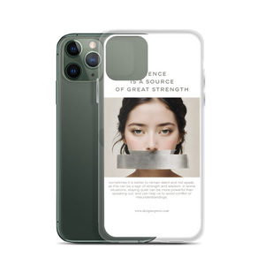 Silence Lao Tzu iPhone Case