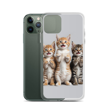 Funny Tripple Cats iPhone Case