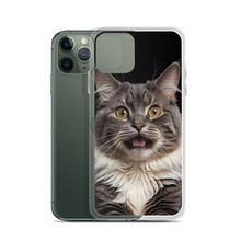 Shocked Cat Face iPhone Case