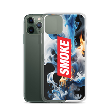 Blue Smoke Fire iPhone Case