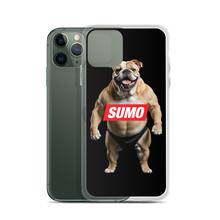 Sumo Bulldog Black iPhone Case