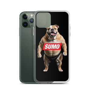 Sumo Bulldog Black iPhone Case