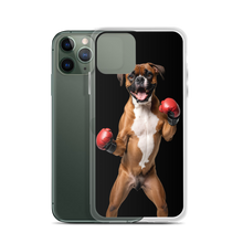 Boxer Boxing Black iPhone Case