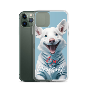 Cute Dog Be Yourself iPhone Case