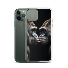 Gorilla Kissing iPhone Case