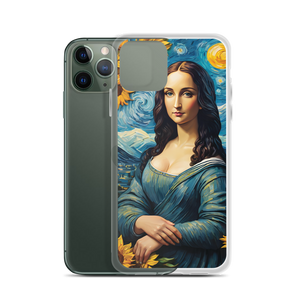 Monalisa Painting in Van Gogh Style iPhone Case