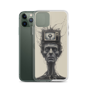 Brain Wash by Media iPhone Case