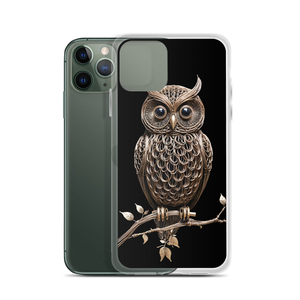 Owl Copper Art iPhone Case