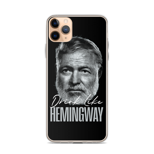 Drink Like Hemingway Portrait Clear Case for iPhone®