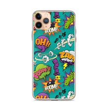 Comic Text Pattern iPhone Case