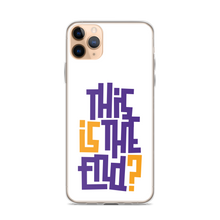 IS/THIS IS THE END? Purple Yellow iPhone Phone Case