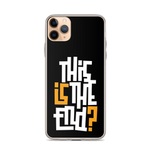 IS/THIS IS THE END? Black Yellow White iPhone Phone Case