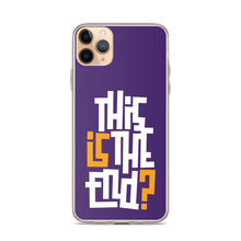 IS/THIS IS THE END? Purple Yellow Reverse iPhone Phone Case