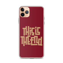 THIS IS THE END? Burgundy iPhone Phone Case