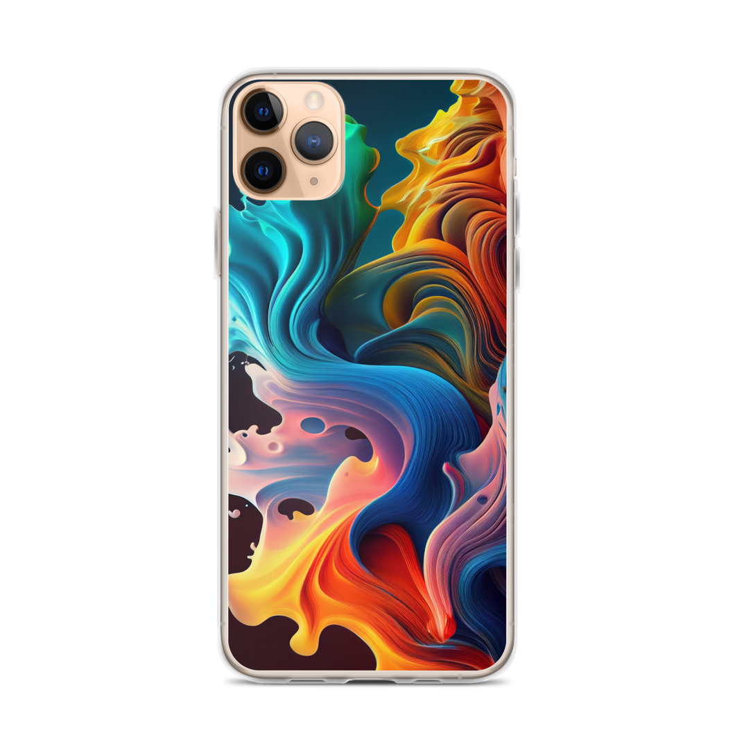 Colorful Swirl Background iPhone® Phone Case