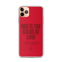 Red is the color of love iPhone® Phone Case