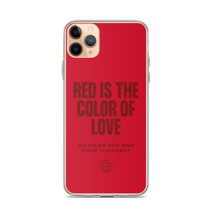 Red is the color of love iPhone® Phone Case