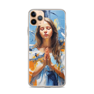 Pray & Forgive Oil Painting iPhone® Phone Case