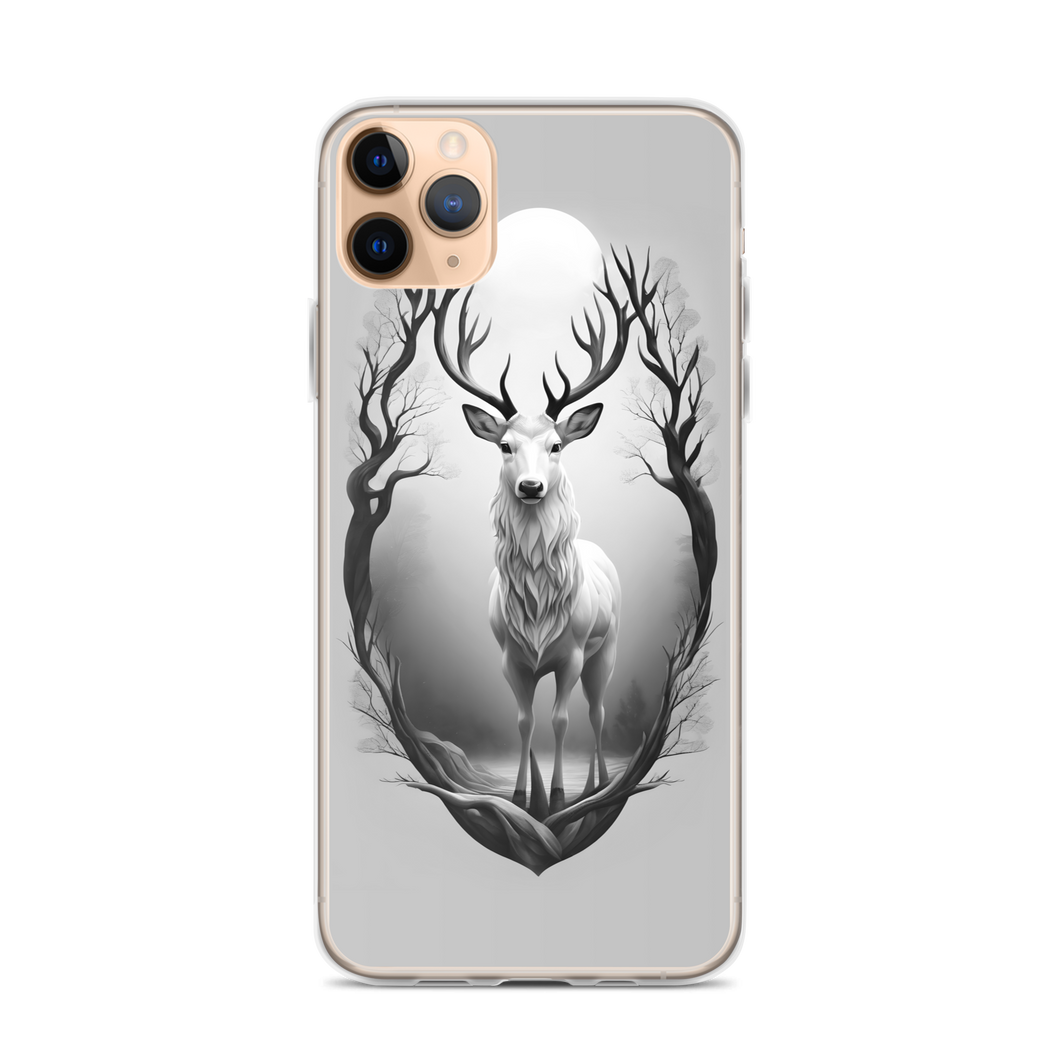 The Grayscale Deer iPhone Case