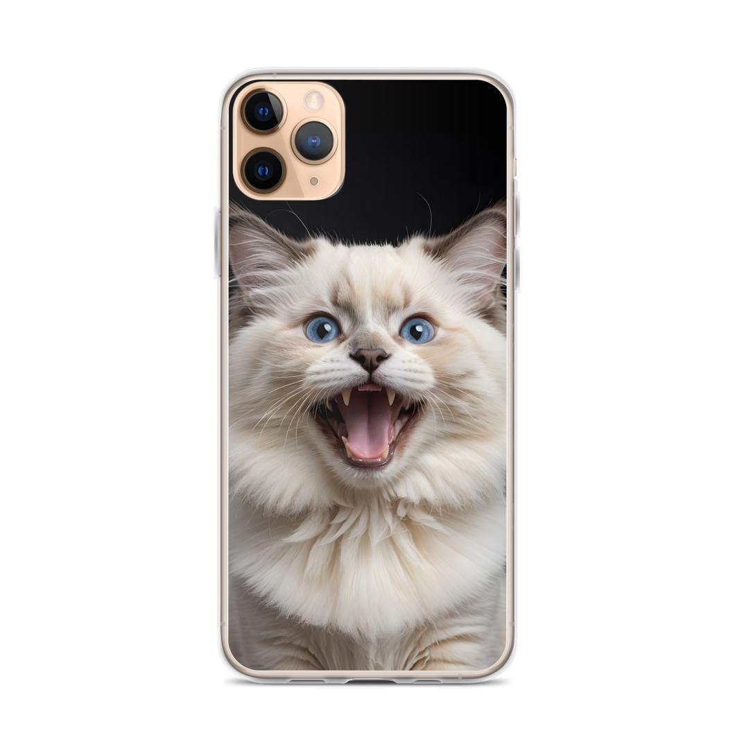 Angry Ragdoll Kitten iPhone Case