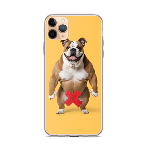 Bulldog X-Tape Yellow iPhone Case