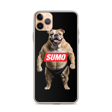 Sumo Bulldog Black iPhone Case