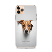 Funny Sad Dog Peep iPhone Case