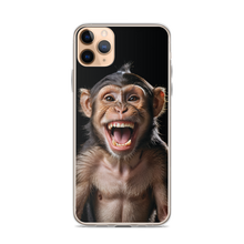 Happy Monkey Black iPhone Case