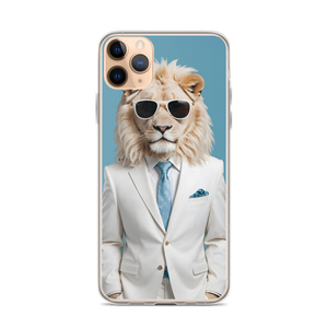 Funky White Lion iPhone Case