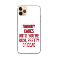 Nobody Cares (Funny) iPhone Case