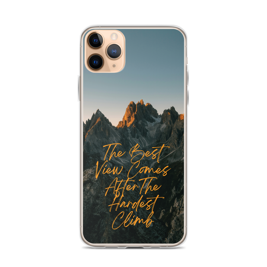 The Best View Comes iPhone Case